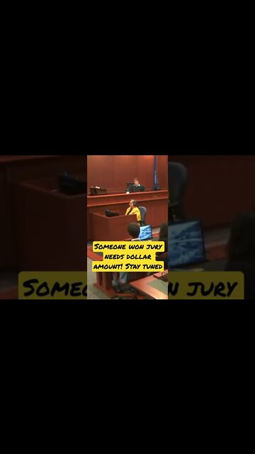 #johnnydepptrial SOMEONE WON… JURY NEEDS DOLLAR AMOUNT #shorts