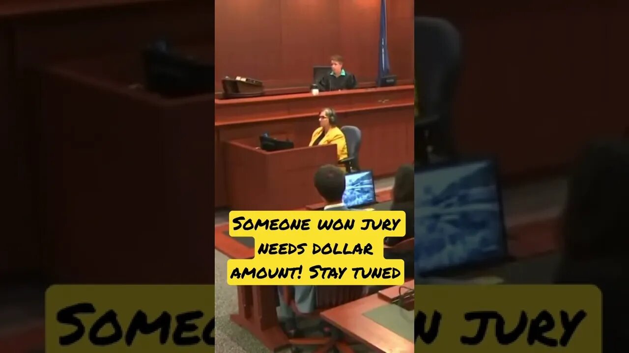 #johnnydepptrial SOMEONE WON… JURY NEEDS DOLLAR AMOUNT #shorts
