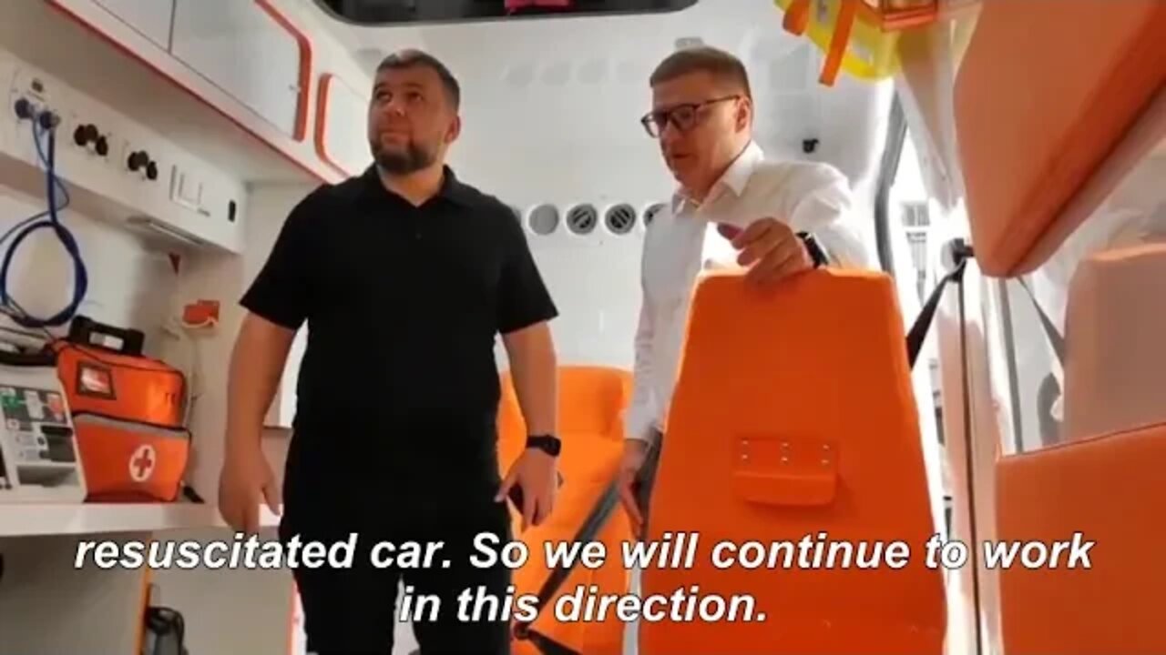 Ambulances & SUVs For Doctors Arrived In The DPR From The Chelyabinsk Region
