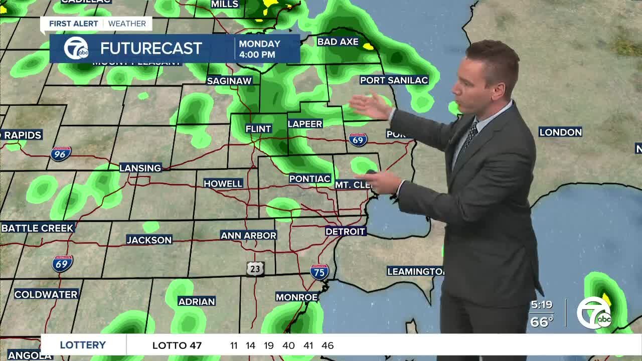 Metro Detroit Forecast: A lot of rain and a big chill on the way