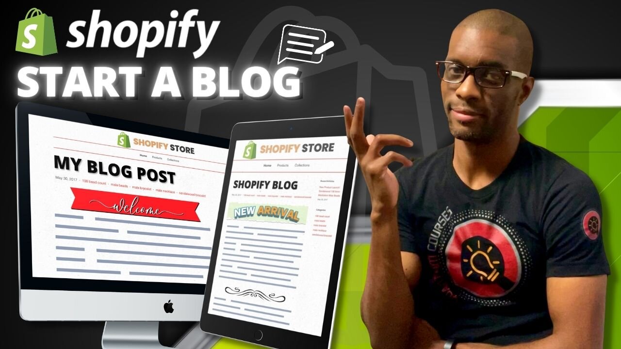 Start A Blog On Shopify | Shopify Blog Tutorial