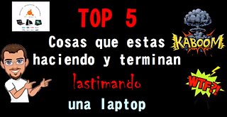 Las 5 cosas que hacemos mal al utilizar una laptop