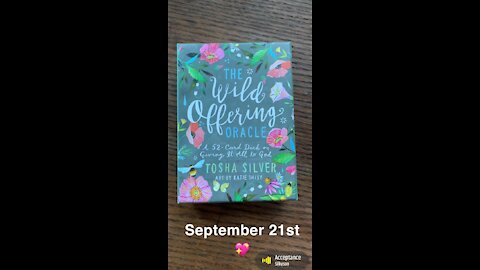 September 21st oracle card