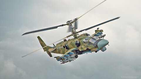 Expectaculares tomas de los helicóptero de ataque rusos Ka-52 "Alligator"