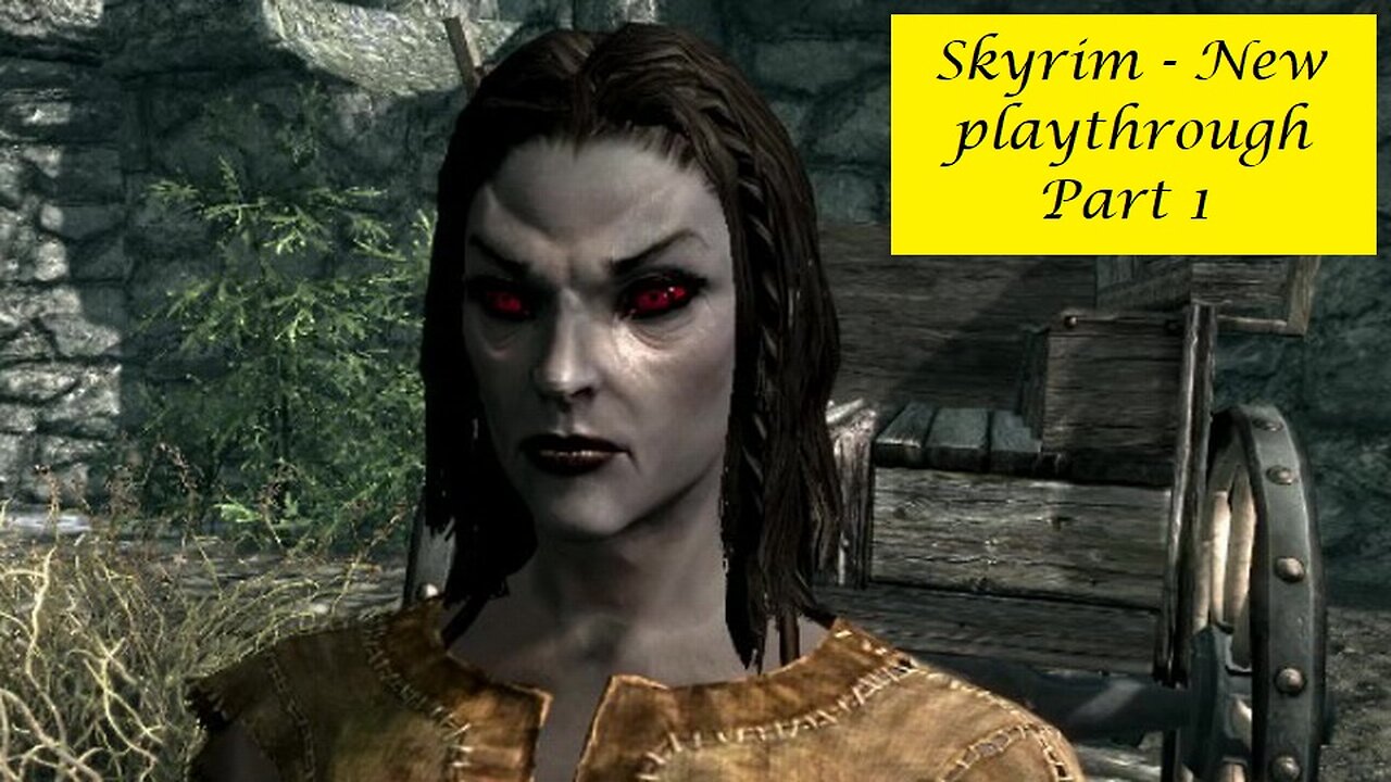 Skyrim - New Mage Playthrough Pt 1 - Getting Started