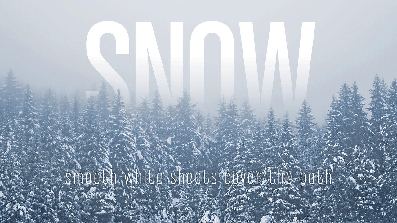 Snow Storm Sounds – 2 Hour Loop