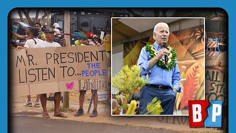 Hawaiians HECKLE Biden Visit: 'He's Too late' | Breaking Points