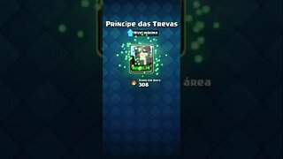 PRÍNCIPE DAS TREVAS NÍVEL MÁXIMO #shorts #clashroyal #clash #clashroyale #royale #supercell