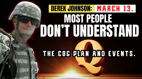 Derek Johnson + Q Team Great Intel - The COG Plan and Events.