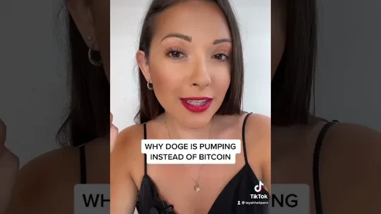 Why DOGE is pumping more than BITCOIN explained #shorts