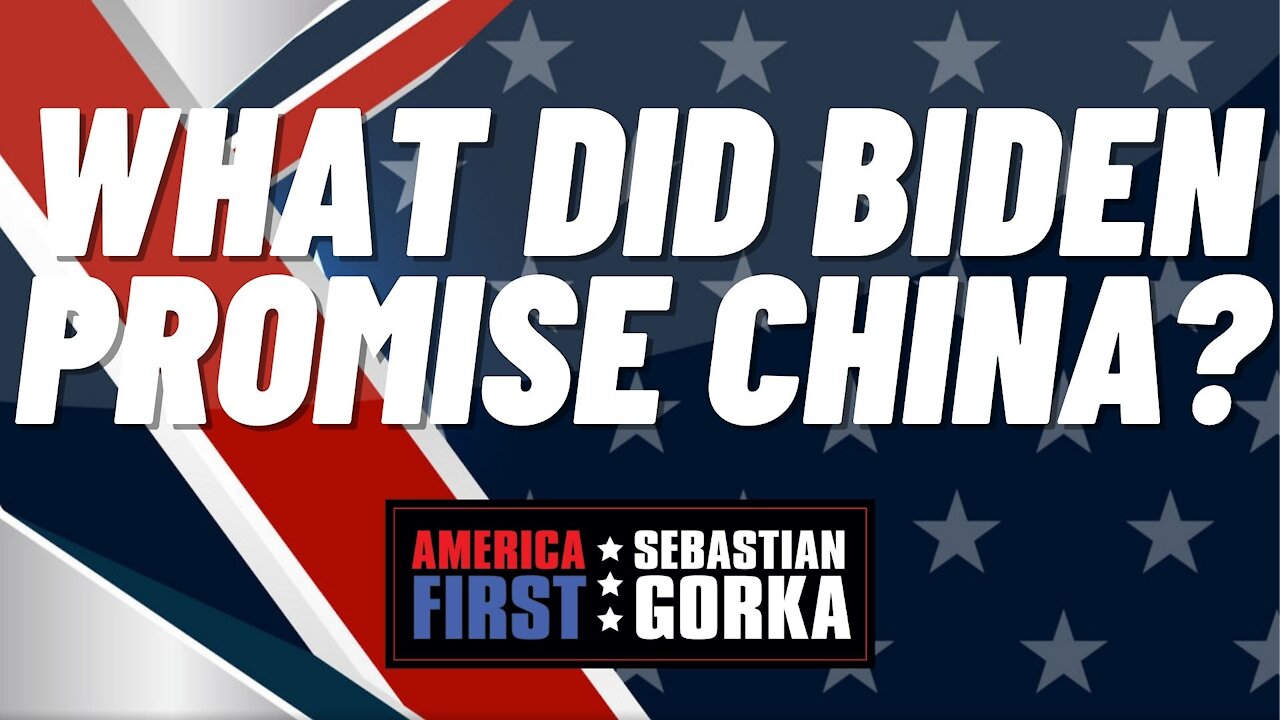 What did Biden promise China? Sen. Marsha Blackburn with Sebastian Gorka on AMERICA First