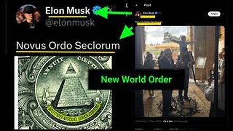 Elon Musk Posting - ''Novus Ordo Seclorum'' - New World Order!