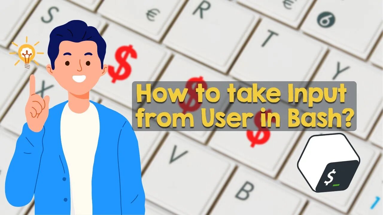 How to take input from user in Bash