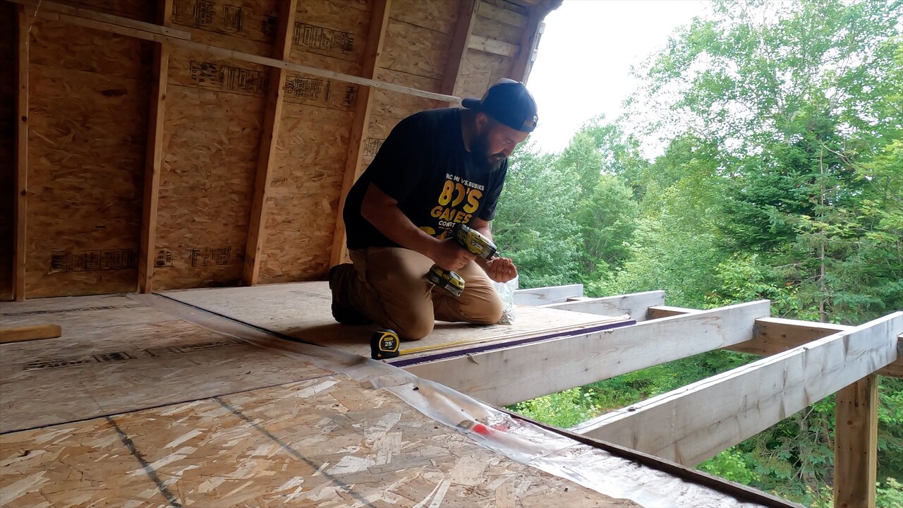 Laying Subfloor and Then I Get Bucked by a Ram