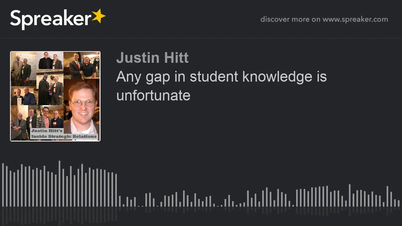 Any gap in student knowledge is unfortunate