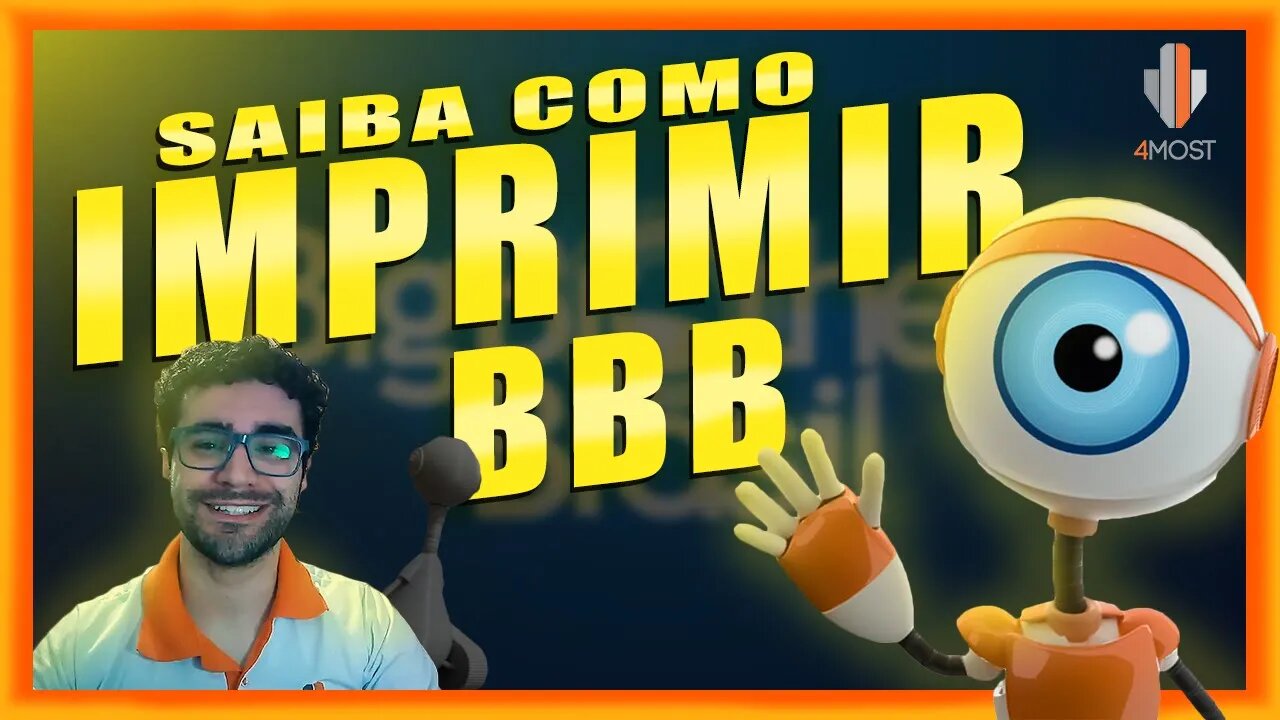 🔵COMO IMPRIMIR O BBB | Passo a passo da impressão 3D