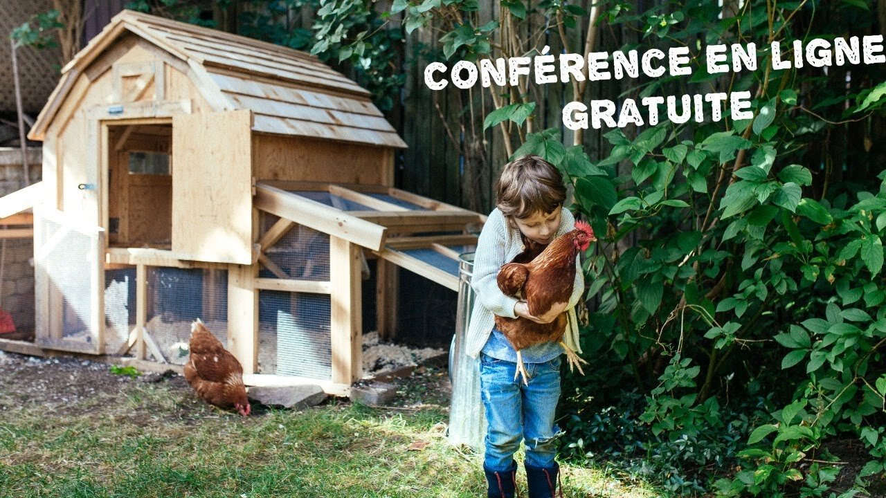 Conférence en ligne sur la garde de poules - Ce soir (1er avril) à 19h!