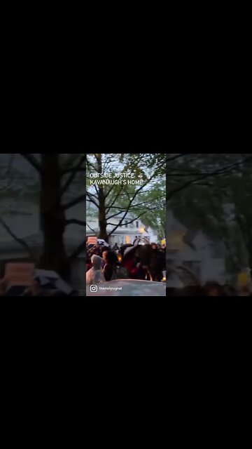 Protestors Outside Justice Kavanaugh’s Home | #Shorts