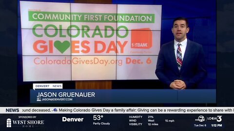 Colorado Gives Day 12.6.22 News Mention 115PM Jason