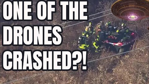 ONE OF THE JERSEY DRONES CRASHED?! If so, what will we find out if anything?