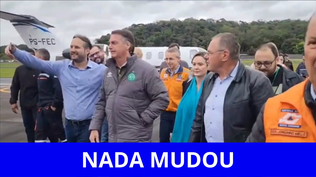 Veja o vídeo: Bolsonaro recebido por multidão em Blumenau/SC!