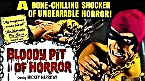 BLOODY PIT OF HORROR 1965 GIALLO Spirit of Crimson Executioner Returns to Kill & Torture FULL MOVIE HD & W/S