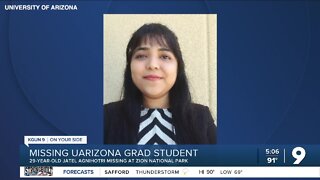 Missing UArizona grad student