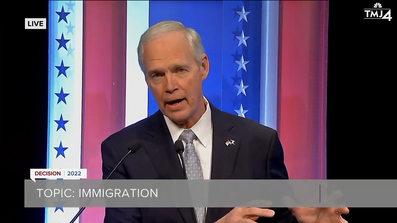 Sen. Ron Johnson: ‘Biden Came into Office, Blew Open the Border’ and Decimated Our Border Security