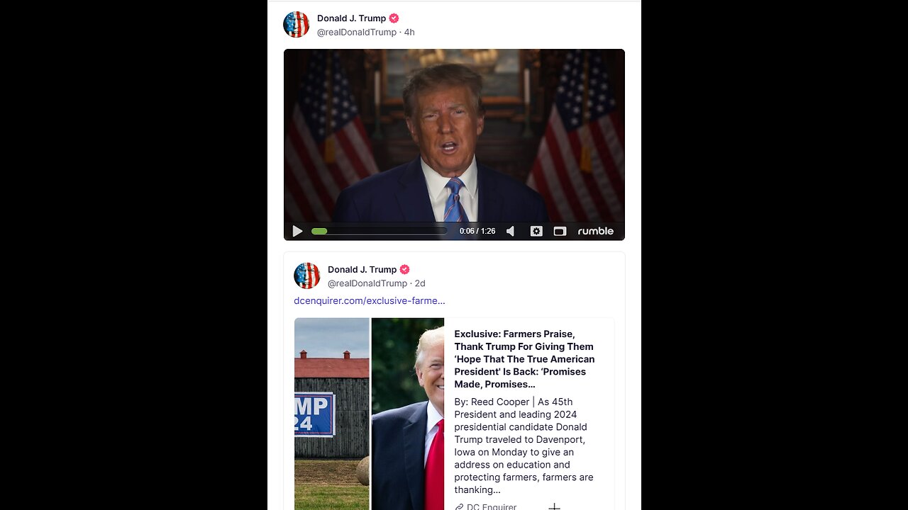 Nobody in history did more for the farmers of our country than President Donald J. Trump!