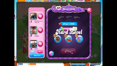 Candy Crush Level 3250 Talkthrough, 23 Moves 0 Boosters