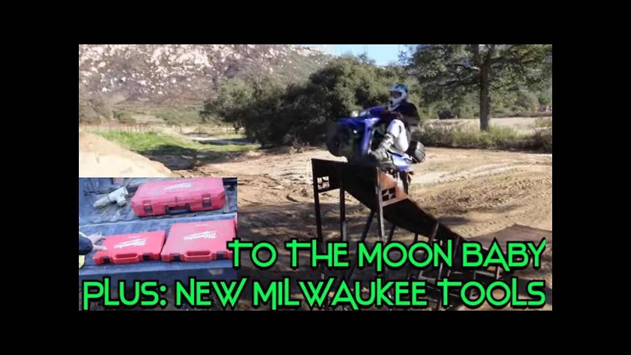 HUGE ZUMA JUMP! TO THE MOON HOMBRE! AND NEW MILWAUKEE RATCHET SET