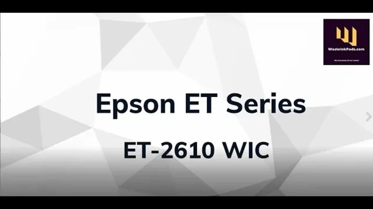 Epson ET Series ET 2610 WIC