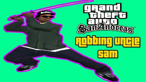 Grand Theft Auto San Andreas - Robbing Uncle Sam [All Cutscenes, No Commentary]