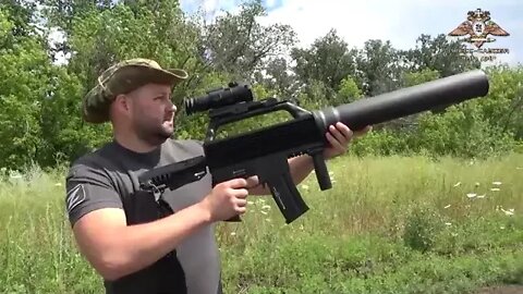 The DPR army is testing anti drone guns from the PPSH laboratory