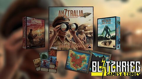 Auztralia Big Z Box & 2 Expansions Unboxing / Kickstarter All In