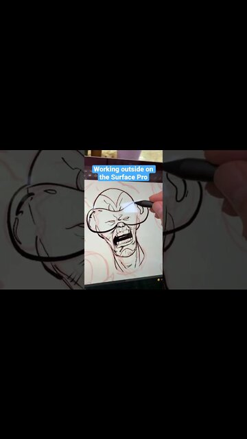 Drawing on the Surface Pro #shorts