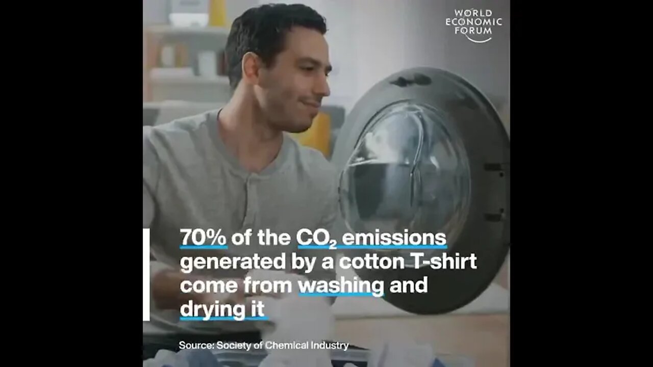 Mr. Evil Klaus Schwab wants us eating insects and wearing stinky, dirty clothes.