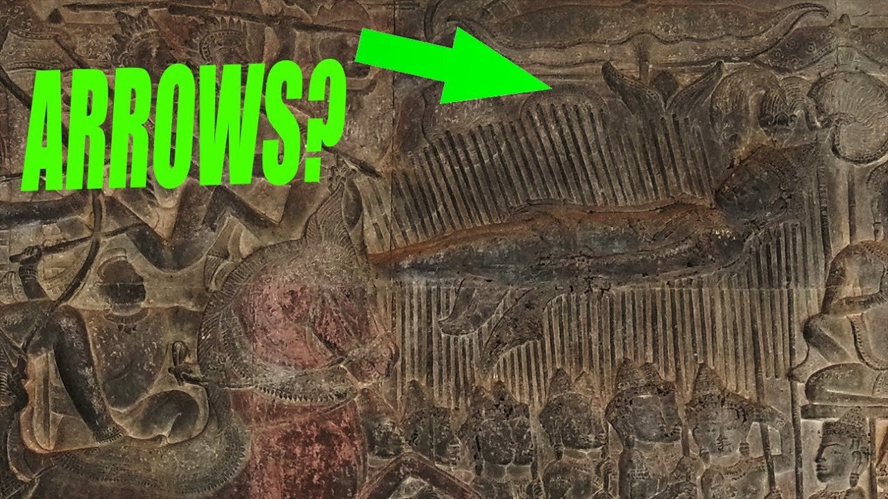 UN LETTO FATTO DI FRECCE? Strani dettagli del campo di battaglia nell'antico Angkor Wat | Parte 10