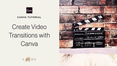 Create video transitions with Canva