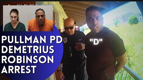 Will Kohberger Blame D? Watch Demetrius Robinson's Arrest On Bodycam In Pullman Washington