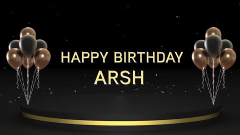 Wish you a very Happy Birthday Arsh