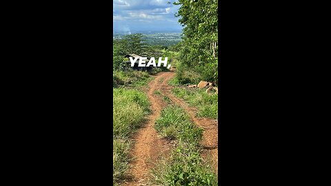 Old Town Road in Mt. Arayat in Philippines