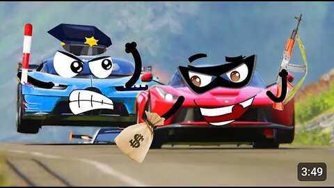 UNSTOPPABLE _ Epic Doodles Drive Police Chase _ Doodland Funny Animated Short Film _ Woa Doodland