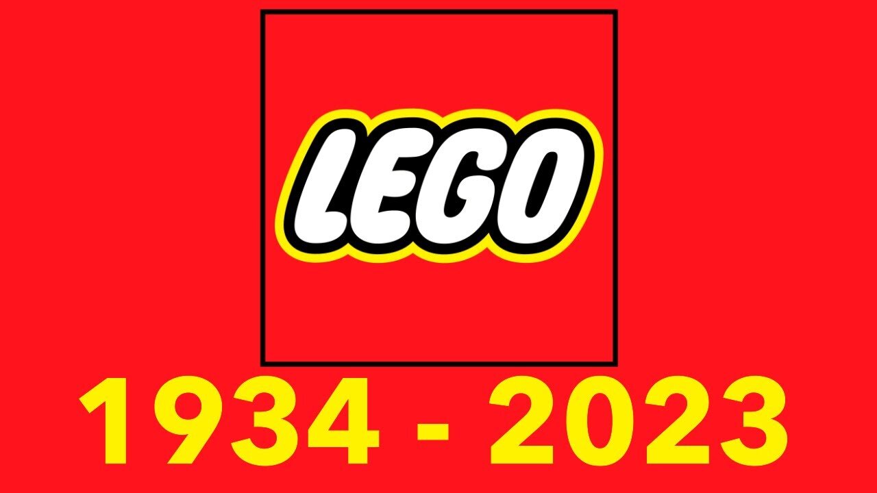 Evolution of the Lego logo (1934-2023)