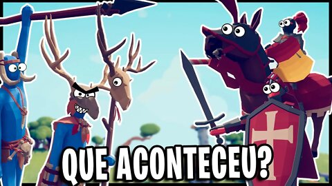 O QUE TÁ ACONTECENDO AQUI Totally Accurate Battle Simulator (TABS) Campanha 205 dias (Parte 5)