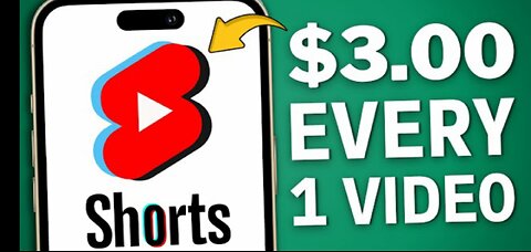 Get Paid $3 for Every YouTube Shorts Video Watched - Make Money Online
