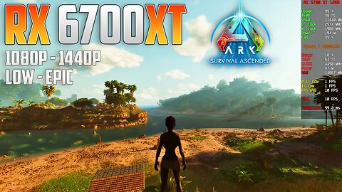 ARK Survival Ascended on the RX 6700 XT | 1440p - 1080p | Epic & Low