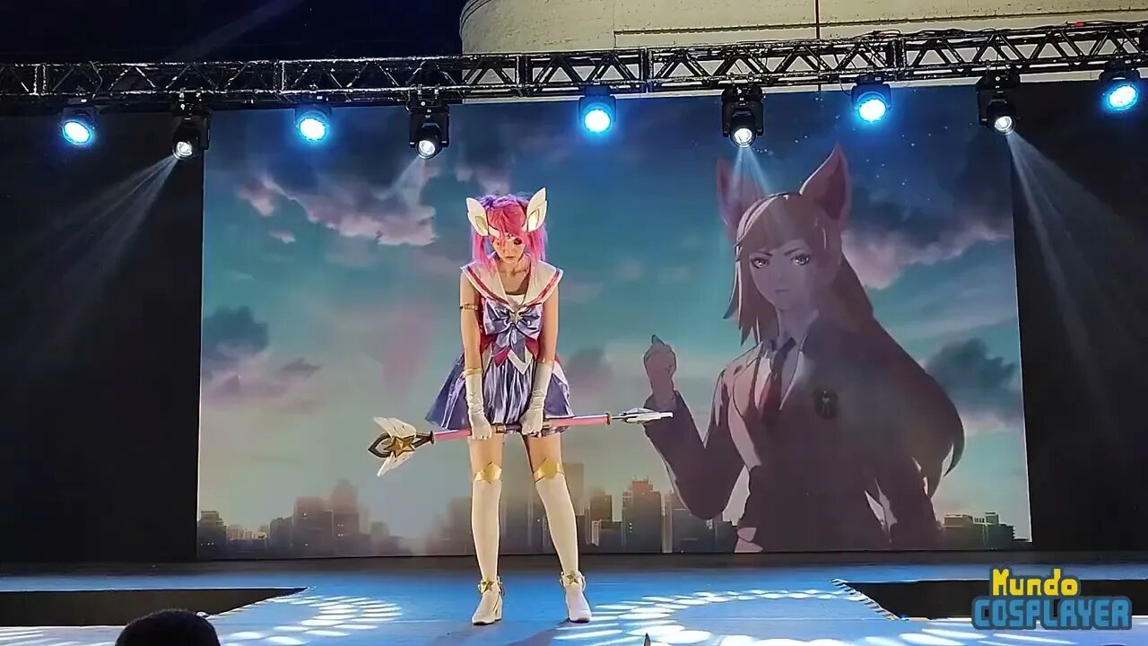 Apresentação Cosplay de Lux Star Guardian do jogo League of Legends na Seletiva CWM no Anime Friends