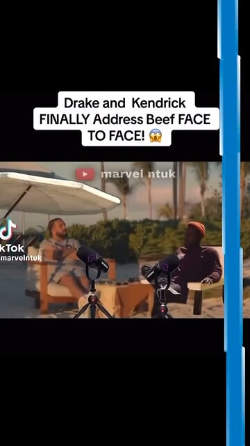 Drake and Kendrick have a face to face midst the beef