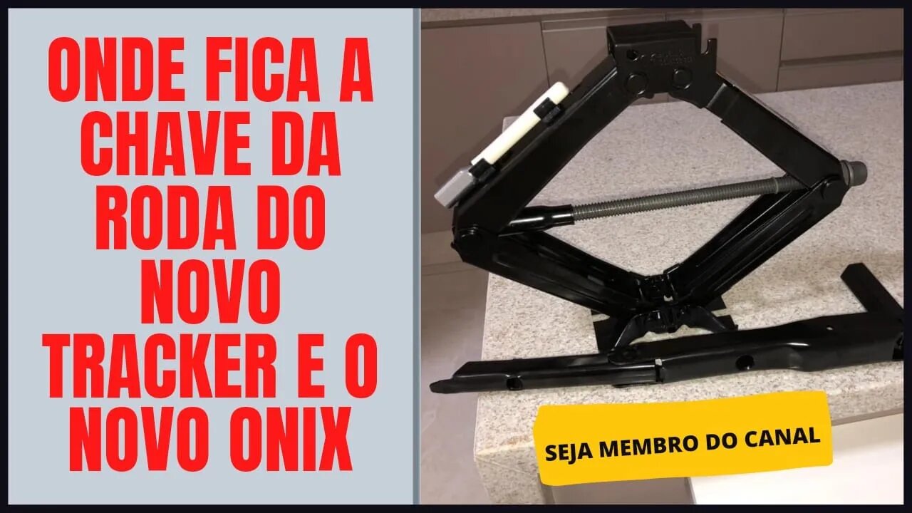 Como usar a chave de roda do Novo Onix e Novo Tracker!